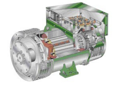 阳日镇发电机内部结构图